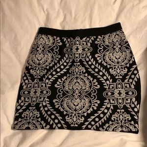 Size small blue and white skirt